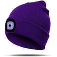 thumbnail image 2 of Gorro de punto con luz LED ZDWQFA, unisex, de invierno, para correr, 2 of 6