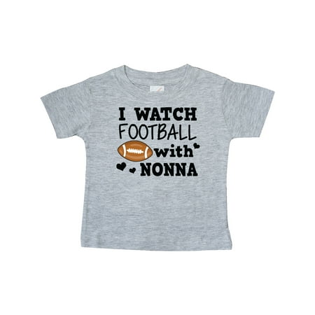 

Inktastic I Watch Football with My Nonna Gift Baby Boy T-Shirt