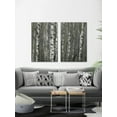 thumbnail image 3 of Twigs and Trunks Forest Diptych, 3 of 7