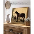 thumbnail image 5 of Drsoum Vintage Canvas Framed Wall Art 11x14in Horse Room Decor for Bathroom Dining Room Living Room - Natural Framed, 5 of 8