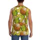 thumbnail image 4 of Fotbe Tropical Summer Fruit Men's Camiseta sin Mangas Estampada para Hombres, Playera Casual para Gimnasio, Entrenamiento, Playa-Large, 4 of 7