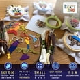 thumbnail image 2 of Kit de punto de cruz CRAFTILOO Safari Animals para niños con aros, 2 of 7