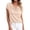 Khaki, variant on QASIEATN Women's Summer Solid Color Blouse Swing Collar Short Sleeve Casual Holiday Tops Fall Fashion Outfits for Women