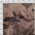 thumbnail image 3 of oneOone Cotton Poplin Dark Rose Brown Fabric Abstracts Craft Projects Decor Fabric Printed By The Yard 42 Inch Wide, 3 of 4