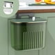 thumbnail image 1 of Bote de basura de pared montado adecuado para hogar, baño, cocina, dormitorio con tapa, basurero con tapa especial para almacenamiento de basura de cocina, 1 of 6