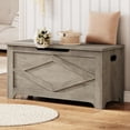 thumbnail image 2 of Almacenamiento Chest cm de Profundidade Madera Toy Almacenamiento Bench Moderno Style Lift-Top Toy Chest con Seguridad cm de Alturainge para Entryway cm de Profundidadormitorio Living Sala..., 2 of 7