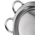 thumbnail image 2 of 2pcs Handle Stainless Steel Anti-spill Hot Pot Cooking Pot Kitchen Hot Pot Thicken Pot, 2 of 8