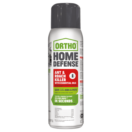 Ortho Home Defense Ant & Roach Killer with Essential Oils 14 Ounce