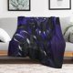 thumbnail image 5 of Manta de pantera negra, súper suave, acogedora y cálida manta de felpa para niños y niñas, mantas de franela ligeras y difusas para sofá, cama, viajes, regalos de camping, 50 x 40 pulgadas, 5 of 8