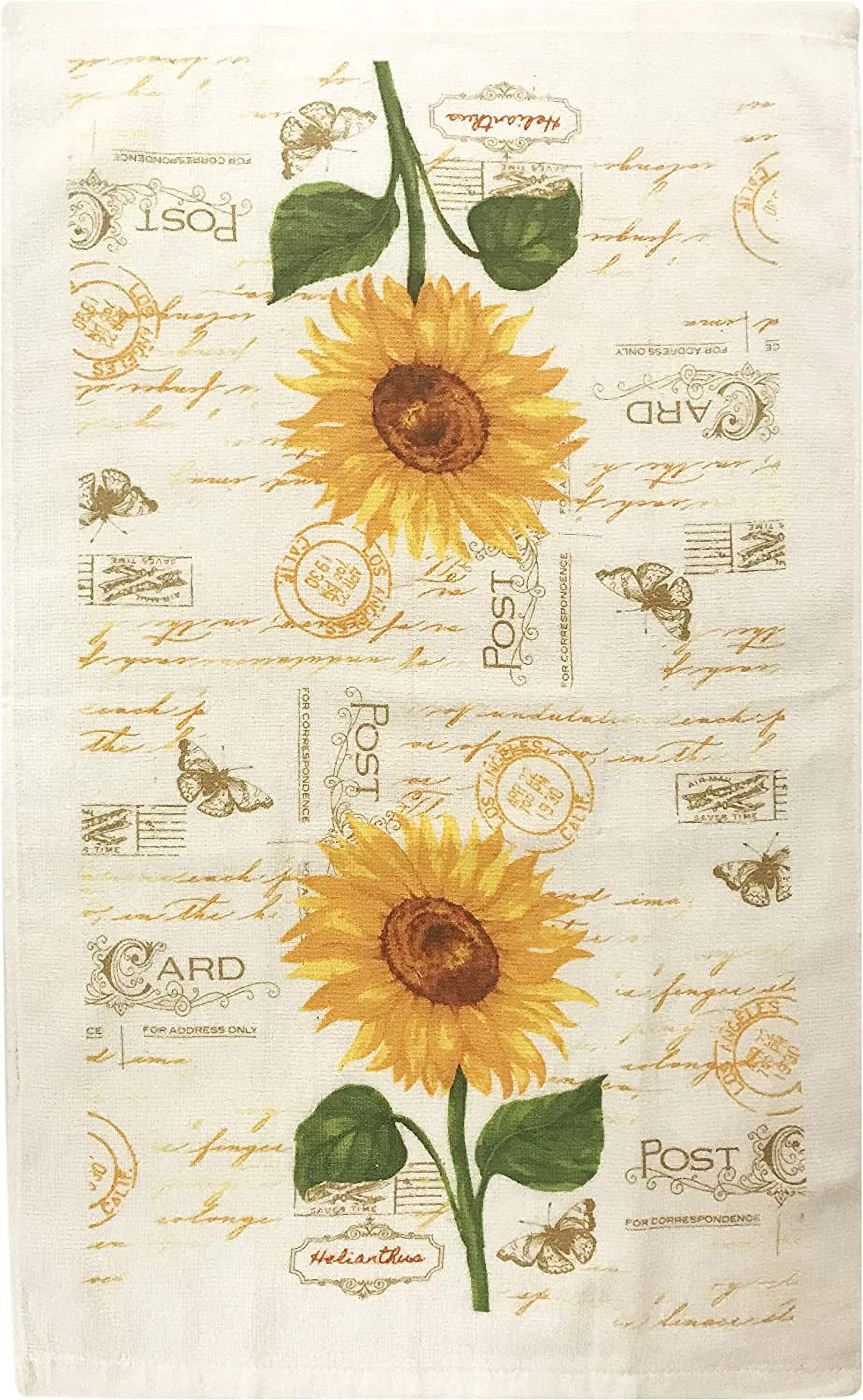 Sunflower Kitchen Towel Sunflower Towel Fall Tea Towel Fall Decoration Sunflower  Kitchen Oven Mitt Fall Decor Sunflower Pot Holder KTH23 