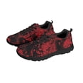 thumbnail image 6 of COEQINE Women Running Shoes Soft Black Sole Sneakers Hiking Camping Mesh Training Mens Athletic Shoes Fitness Halloween Sneakers, Red Splatter Cobweb Print, 6 of 7