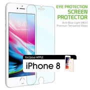 iPhone 8 Eye Protection Screen Protector, Anti-Blue Light (HEV) Premium Tempered Glass Screen Protector for Apple iPhone 8 / 7 / 6s / 6 by Cellet