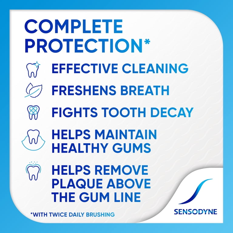 Sensodyne Complete Protection Sensitive Toothpaste, 2 Pack photo 3