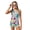 Abstract Geometric, variant on Big Girls Tankini Swim Set Two Piece with Boyshorts Removable Pads Corgi Dogs Print Breathable Sun Protection