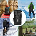 thumbnail image 5 of AFISHTOUR Waterproof Backpack, 45L Roll-Top Floating Dry Bag Backpack for Kayaking, Hiking (Black), 5 of 9