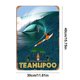 thumbnail image 5 of Placa Metal Vintage Tahupoo Pintura Hierro Rectangular Bar para El 30x40cm, 5 of 9