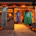 thumbnail image 3 of Magotan 3 Pack Hanging Halloween Decorations,Hanging Tree Halloween Outdoor Decorations,Spooky Ghosts Decorations for Front Porch Yard Tree, 3 of 8