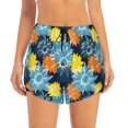 thumbnail image 4 of Lsque Sunflowers Printed Women's Running Shorts with Liner Pockets,Elastic Quick Dry Workout Athletic Gym Yoga Shorts,Womens High Waist Shorts-X-Large, 4 of 9