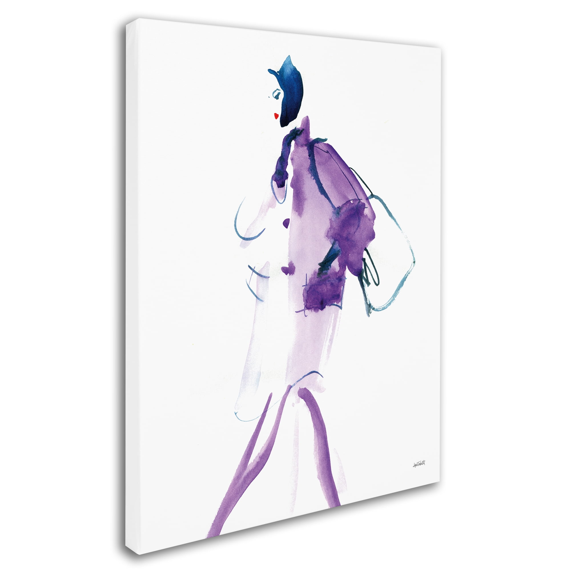 Trademark Fine Art 'Colorful Fashion IV' Canvas Art by Anne Tavoletti