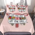 thumbnail image 1 of HAHDAXIA Women's Rights Bedding Solid Comforter Set for All Seasons,3 Pieces(1 Comforter+2 Pillowcases),Soft Microfiber Bedding Set Queen(90"x90"), 1 of 7