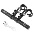 thumbnail image 2 of Arealer Bicycle Handlebar Extended Bracket USB Charging Power Bank Bike Front Light Mount Bar Holder Multifunction Cycling Aluminium Alloy Handlebar Extender Handlebar Extension Support Rack, 2 of 7