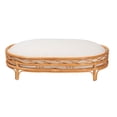 thumbnail image 2 of bali & pari Jovia Bohemian Honey Rattan Pet Bed, 2 of 9
