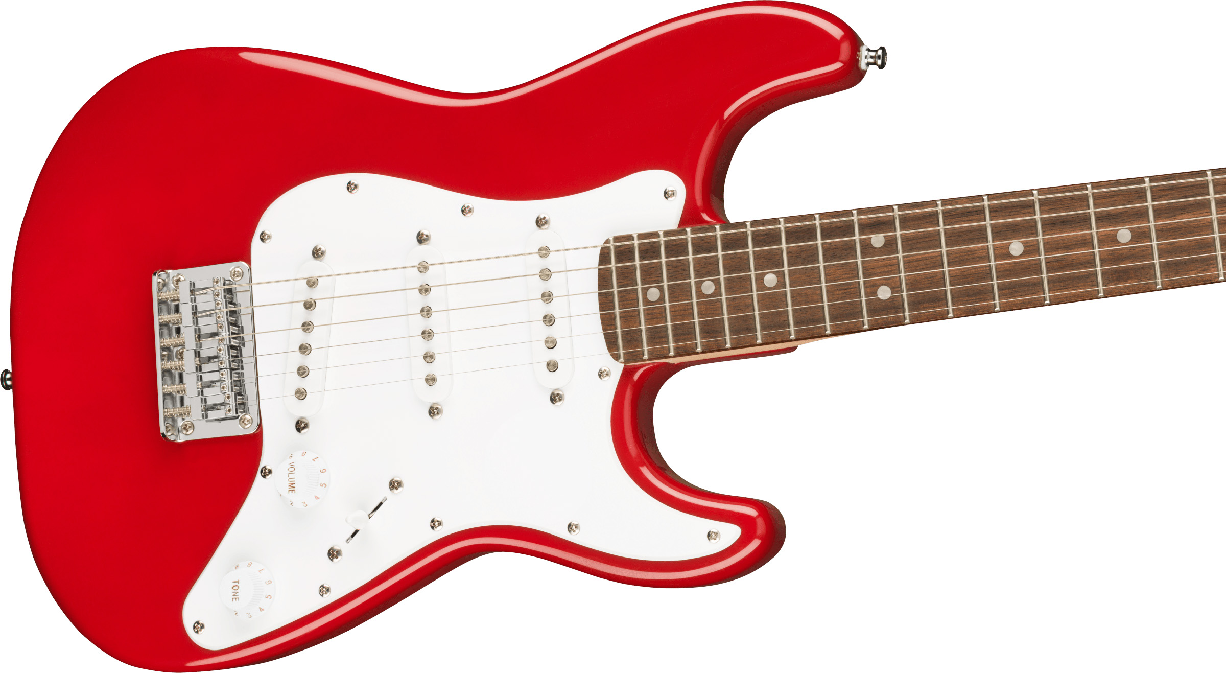 Fender Squier 3/4-Size Kids Mini Strat Electric Guitar - Dakota Red w/ Cable