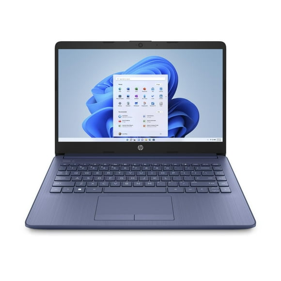 HP Stream 14" HD Laptop, Intel Celeron N4120, 4GB RAM, 64GB eMMC, Windows 11 Home in S Mode with Office 365 Personal for 1 Year (14-cf2111wm, Blue)