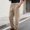 Khaki, variant on Xdegoge Men's Ribbed Corduroy Trousers Casual Straight Leg Loose Fit Drawstring Pants with Pockets Lightweight Comfy Vacation Wide Leg Sweatpants