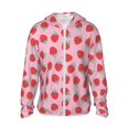 thumbnail image 2 of Lsque Hand Drawn Strawberry UPF 50+ Lightweight Sun Protection Men's Women's Long Sleeve Shirt, Hoodie Performance -, 2 of 9