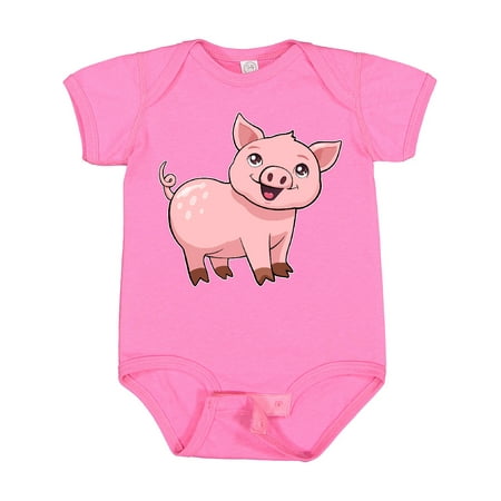 

Inktastic Cute Pig Gift Baby Boy or Baby Girl Bodysuit