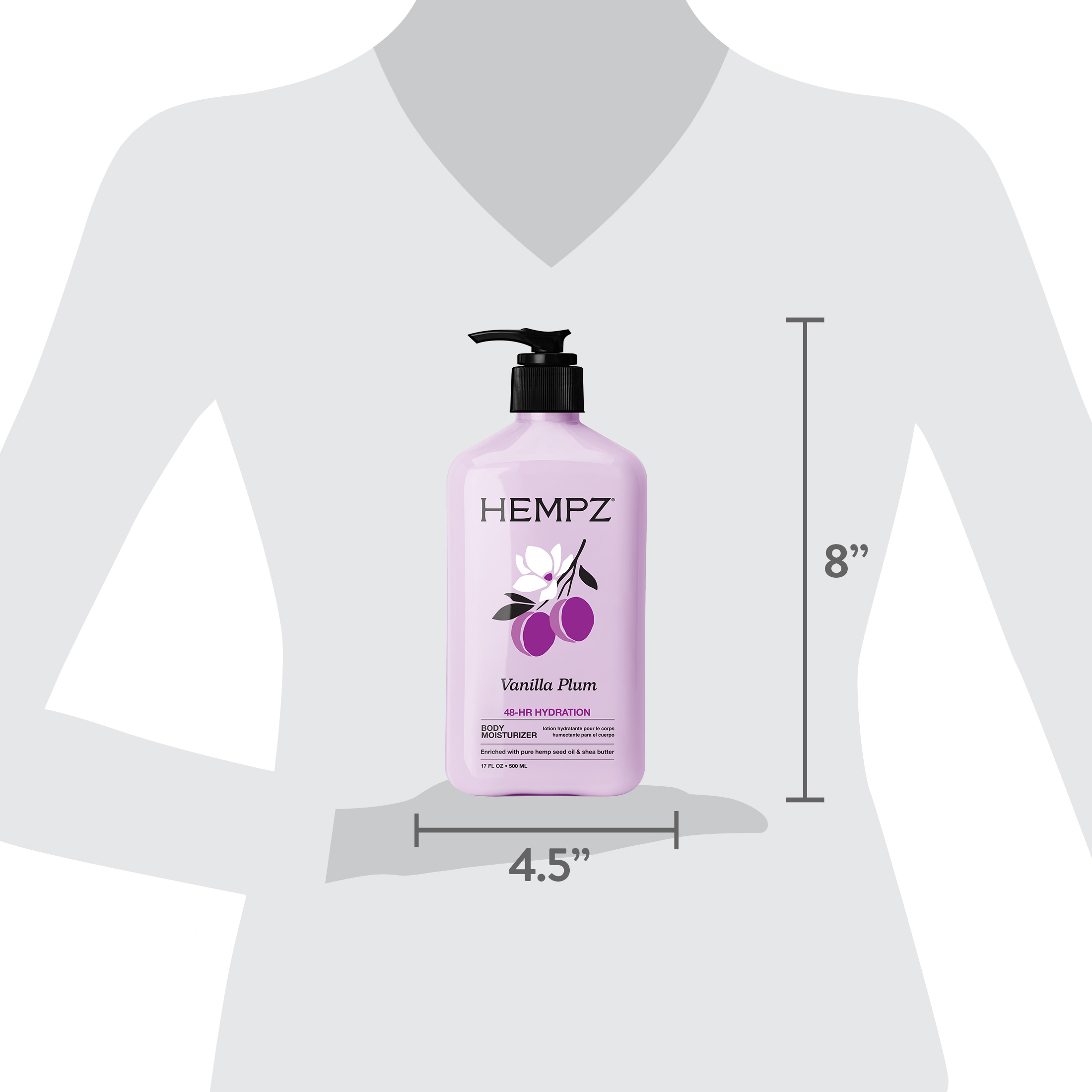 Hempz Vanilla Plum Moisturizing Body Lotion photo 8