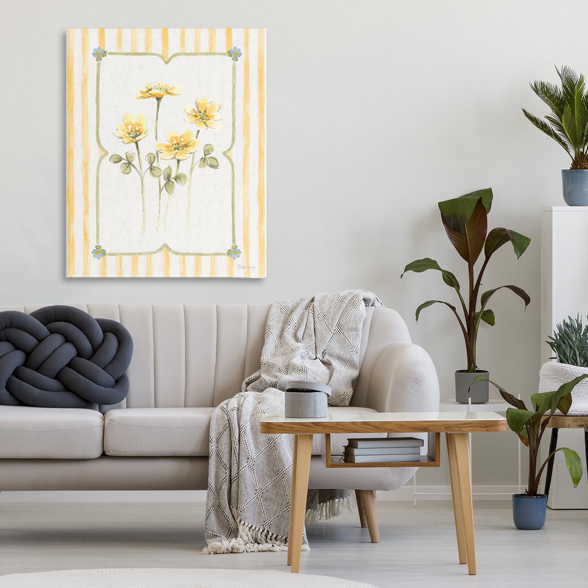 Stupell Industries Sweet Honey Florals Canvas Wall Art, design by Beth Grove