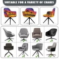 thumbnail image 6 of Xoenoiee Palm Trees Sunset Glow Pattern Office Chair Covers Computer Stretch Accent Dining Chair Covers Swivel Desk Chair Armrest Slipcover for Mid-Back Rotating Chairs, 6 of 7
