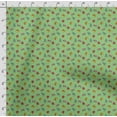 thumbnail image 4 of Soimoi Insect Print,Cotton Poplin, Sewing Fabric Sold by The Yard 42 Inch Wide,Sewing Craft Quilting/Quilt Making Fabric, Light Green, 4 of 5