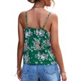 thumbnail image 3 of Gvmfive Women Floral Print Tank Tops V Neck Sleeveless Summer Casual Blouse T Shirt, 3 of 4