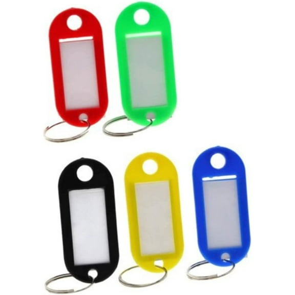 50pcs Key Rings with Tags Key Labels Tags Key Tags Keyrings Keyring Key Rings Key Chain Metal Key Rings Key Ring Keychains Metal Keychain Colored Tabs Heavy Duty Key Chain Signage