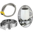 thumbnail image 5 of Barra de enjuague automática para vasos de vidrio, enjuagadora de jarras de vidrio para cerveza, limpiador de café, enjuagador de vidrio en aerosol, accesorio para fregadero de cocina con manguera, 5 of 5