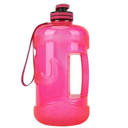 

Ameiqe Water Bottle Large Capacity Drinking Jug Portable for Fitness Sports Camping Hiking Cycling(Rose Red)