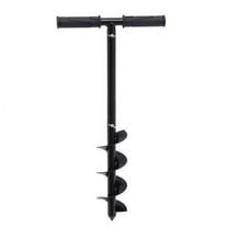 Hand Post Hole Digger T-shaped Earth Garden Auger Drill with Non-Slip Handle