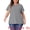 Black White, variant on Unique Bargains Women's Plus Size Short Sleeve Crew Neck Striped Top 1X Rainbow