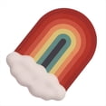 thumbnail image 4 of Rainbow Mouse Pad Teclado Resto de Muñeca Espuma de Memoria Silicona Ergonómico-Mouse Pad Resto de Muñeca Portátil, 4 of 5