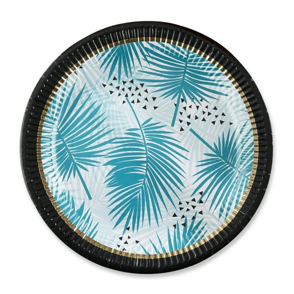 Tropical Chic Paper Plates (Set of 8)