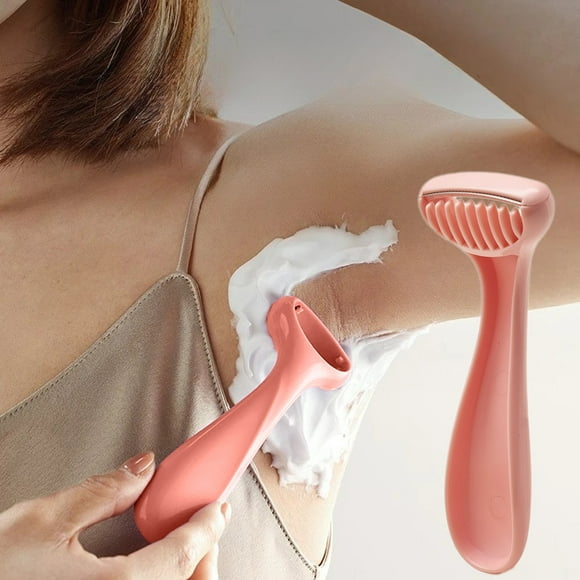 Xihbxyly Afeitadora Manual Portátil para Mujer, Cuchilla de Acero Inoxidable para Una Piel Suave, Diseño Fácil de Limpiar, Ideal para Viajes En Casa, Ideal para Depilar Axilas, Piernas y Manos, Herra