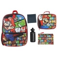 thumbnail image 1 of Mochila Nintendo Super Mario, juego de 5 piezas con lonchera de 16 pulgadas, 1 of 5