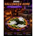 thumbnail image 4 of Halloween Rugs 3D Optical Illusion Round Area Rugs, Washable Plush Door Mats Halloween Decorations, Exquisite Velvet Halloween Doormats for Living Room Bedroom Holiday Home Decor, 4 of 8