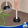thumbnail image 4 of MR. SIGA Toilet Plunger and Bowl Brush Combo, White, 1 Set, 4 of 9
