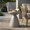 LIGHT GREY, variant on LightWeight Concrete Side coffee table, for Patio/Deck, Lightweight Concrete Frame, 15.50"W x 15.50"D x 18.00"H