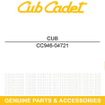 thumbnail image 5 of CUB CADET 946-04721 57.51" Throttle Cable CC550SP Lawn Mowers 746-04721, 5 of 8