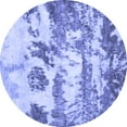 thumbnail image 1 of Ahgly Company Indoor Round Abstract Blue Contemporary Area Rugs, 7' Round, 1 of 4
